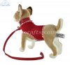 Soft Toy Chihuahua Dressed in Red by Hansa (27cm) 6383