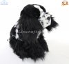Soft Toy Dog, Cocker Spaniel (Blue Roan) by Faithful Friends (25cm)H FCS05
