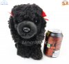 Soft Toy Dog, Black Poodle by Faithful Friends (23cm)H FBP03