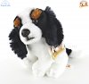 Soft Toy Cavalier King Charles Spaniel, Tri Colour, by Faithful Friends (14cm)H SD003