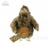 Soft Toy Bird, Brown Islander Hen by Hansa (30cm) 5621