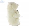 Soft Toy Polar Bear Mama & Baby by Hansa (29cm) 7964