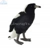 Soft Toy Bird, Australian Magpie by Hansa (14cm) 5090