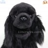 Soft Toy Cocker Spaniel (Black) by Faithful Friends (25cm)H FCS04