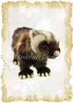 digital art, birthday, greeting, card, anniversary, congratulations, wolverine, animal art