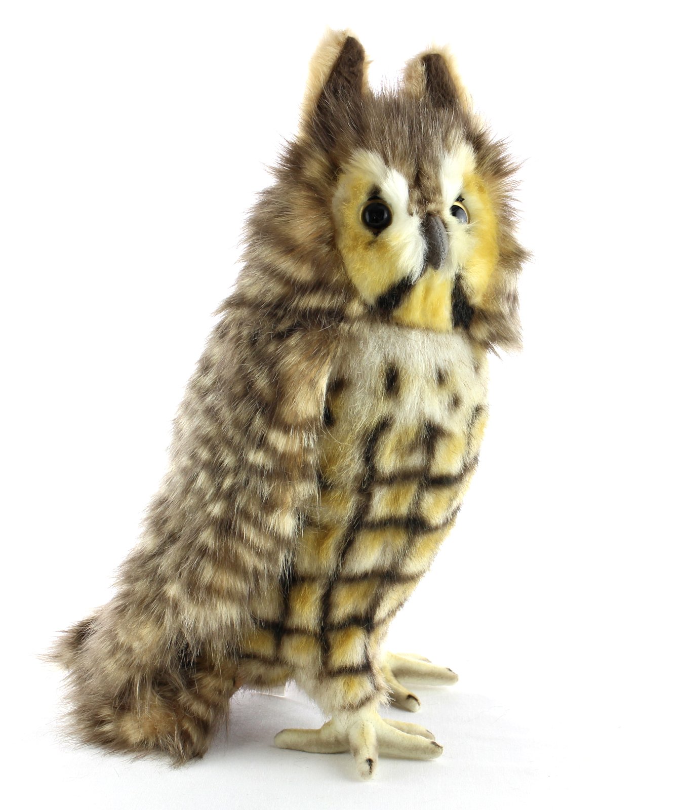 Hansa Fluffy Owl 4466 Plush Soft Toy Bird Sold by Lincrafts UK Est.1993 