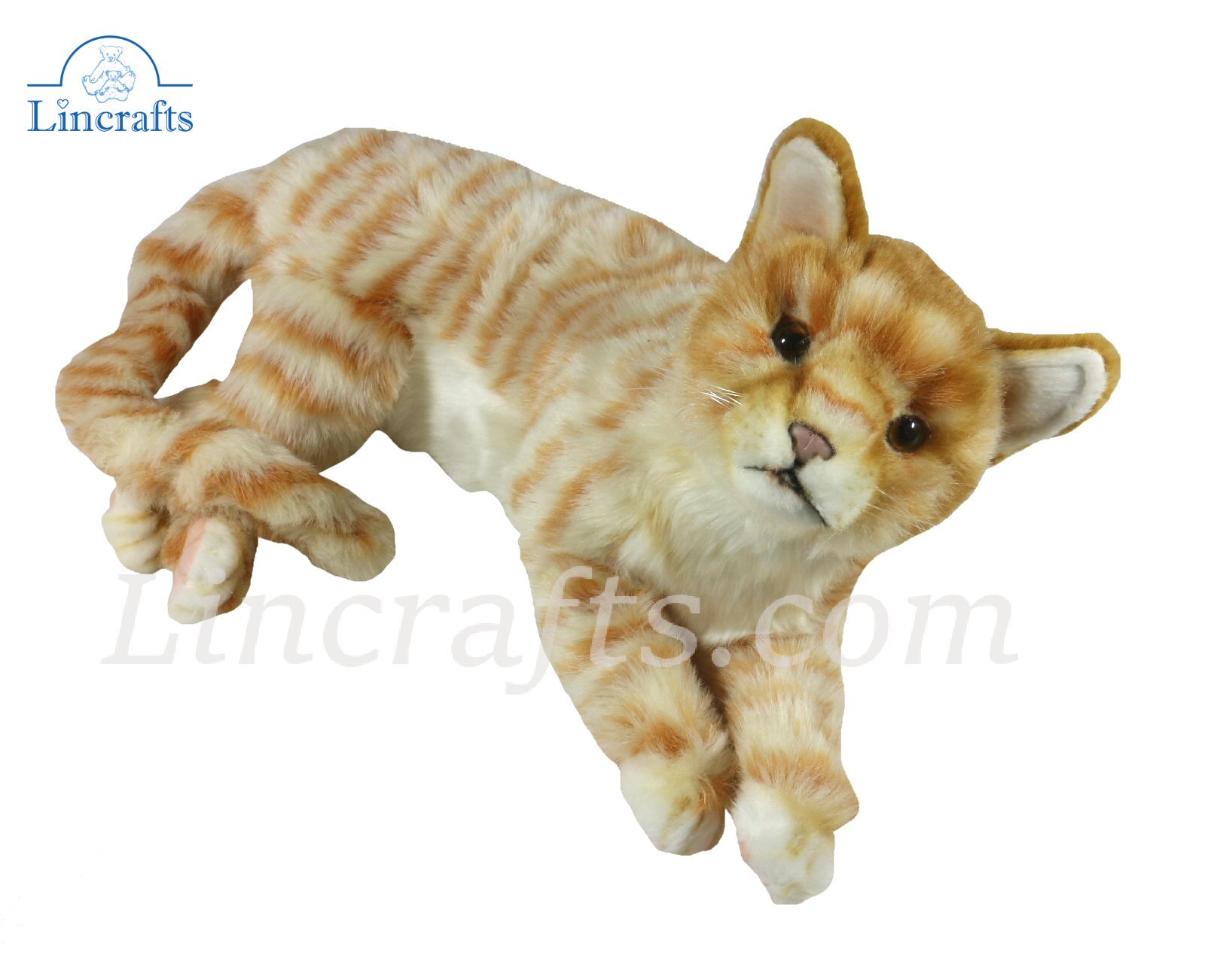 tabby cat cuddly toy