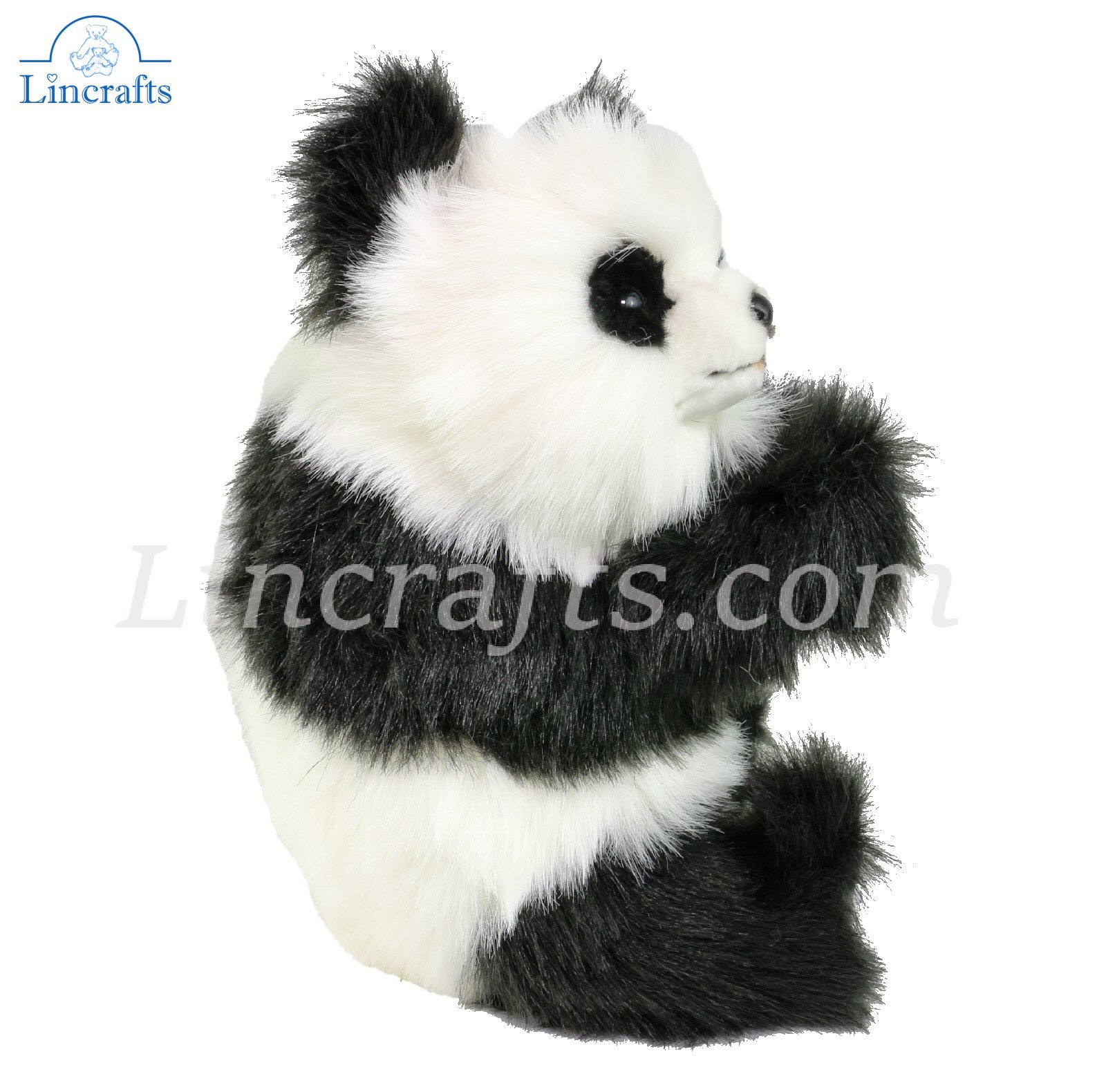 Soft Toy Panda Bear by Hansa (30cm) 4859 | Lincrafts