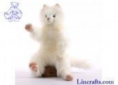 Soft Toy White Cat by Hansa (45cm) 4643