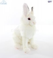 Soft Toy Arctic, Snow Rabbit, White Bunny by Hansa (15cm) 5842