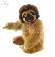 Soft Toy Fully Jointed Golden Sloth by Hansa (22cm.H) 8091