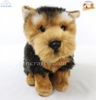 Soft Toy Yorkshire Terrier Puppy Dog by Faithful Friends (22cm)H FYT03