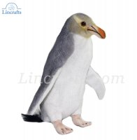 Soft Toy Bird, Yellow Eyed Penguin by Hansa (22cm) 7089