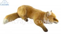 Soft Toy Fox Lying by Hansa (70cm) 6794