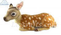 Soft Toy Sika Deer Fawn Lying by Hansa (45cm) 7804
