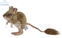 Soft Toy Mouse Long Tailed (Extinct 1901) by Hansa (13cmH.) 5131
