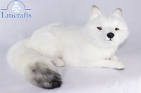 Soft Toy Arctic Fox Laying by Hansa (60cm.L) 7500