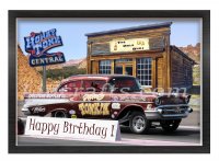 Honky Tonkin' 57 Chevy Birthday Card created by LDA. C15