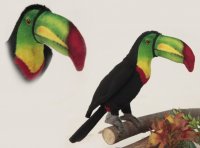 Hansa Toucan 7998 Plush Soft Toy Bird Sold by Lincrafts Established 1993