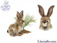 Soft Toy Jack Rabbit, Hare by Hansa (24cm) 3584