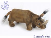 Soft Toy Rhinoceros by Hansa (21cm) 3732