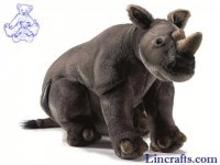 Soft Toy Rhino White by Hansa (40cm) 4232