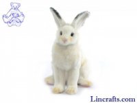 Soft Toy Arctic, Snow Rabbit, White Bunny by Hansa (15cm) 5842