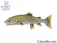 Soft Toy Fish, Cut-Throat Trout by Hansa (33cm) 6047