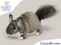 Soft Toy Grey Chinchilla by Hansa (30cm) 6294