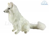 Soft Toy Snow Fox by Hansa (30cm) 6099