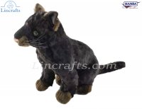 Soft Toy Wildcat, Black Jaguar by Hansa (25cm) 6723