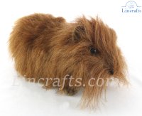 Soft Toy Guinea Pig, Long Haired, by Hansa (30cm) 3246