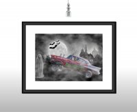 American Drag Racing Car Print | Poster Frankenstien Gasser - various sizes