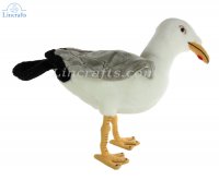 Soft Toy Herring Gull Bird by Living Nature (30cm) AN668