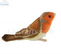 Soft Toy Robin Redbreast Bird by Hansa (12cmH) 6920