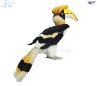 Soft Toy Bird, Great Hornbill by Hansa (39cm) L. 6984