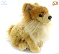 Soft Toy Pomeranian Puppy Dog by Faithful Friends (25cm)H FPOM03