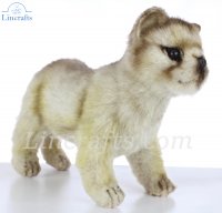 Soft Toy Wolf Cub Standing by Hansa (23cm.L) 6727