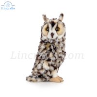 Soft Toy Long Eared Owl by Living Nature (26cm) AN569