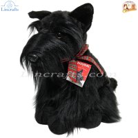 Plush Soft Toy Scottish Terrier Dog, Dougal, by Faithful Friends (28cm)H FSD07