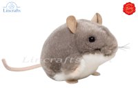 Plush Soft Toy Mouse greyby Teddy Hermann ( 9 cm) 92657