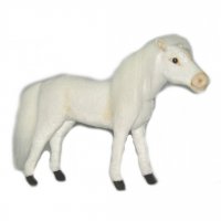 Soft Toy White Horse by H