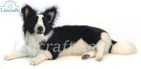 Soft Toy Dog, Border Collie by Hansa (85cm) 4564