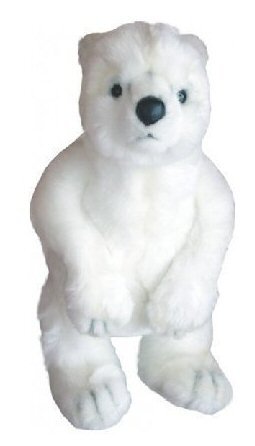 Soft Toy Polar Bear by Hansa (38cm) 3107