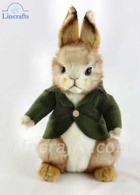 Soft Toy Dressed Boy Bunny Rabbit by Hansa (28cm) 7832