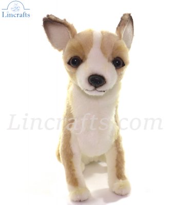 Soft Toy Dog, Chihuahua Sitting by Hansa (31cm) 6501