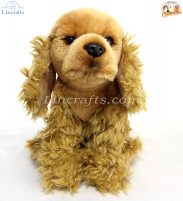 Soft Toy Dog, Cocker Spaniel (Gold) by Faithful Friends (25cm)H FCS03