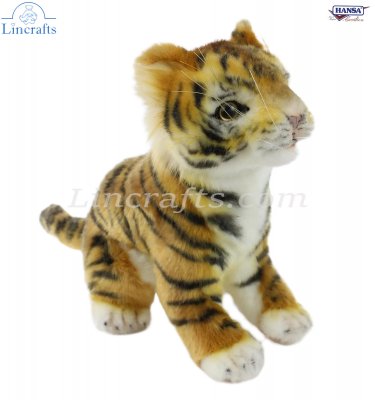 Sumatran Tiger Wildcat Cub by Hansa (28cm.L) 6680