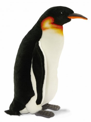 Soft Toy Bird, Emperor Penguin by Hansa (37cm) 2680
