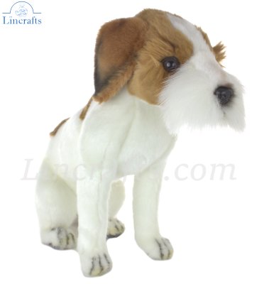 Soft Toy Jack Russel Terrier Dog by Hansa (30cmH.) 5908